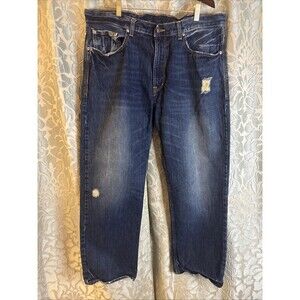 Cremieux Straight Relaxed Fit Stright Leg Classic Denim Jeans Pants- Men's 38x30